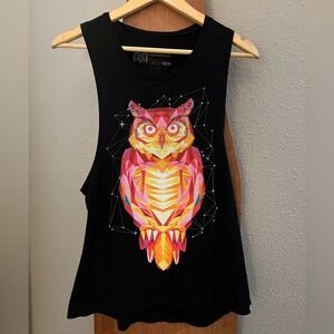 Into The AM bright geometric celestial owl tank